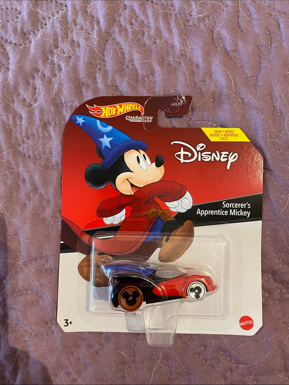 Disney Sorcerer’s Apprentice Mickey Car — Red, Blue & Black